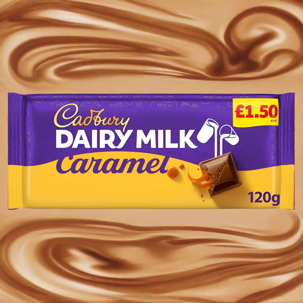 Cadbury Dairy Milk Caramel Chocolate Bar 120g