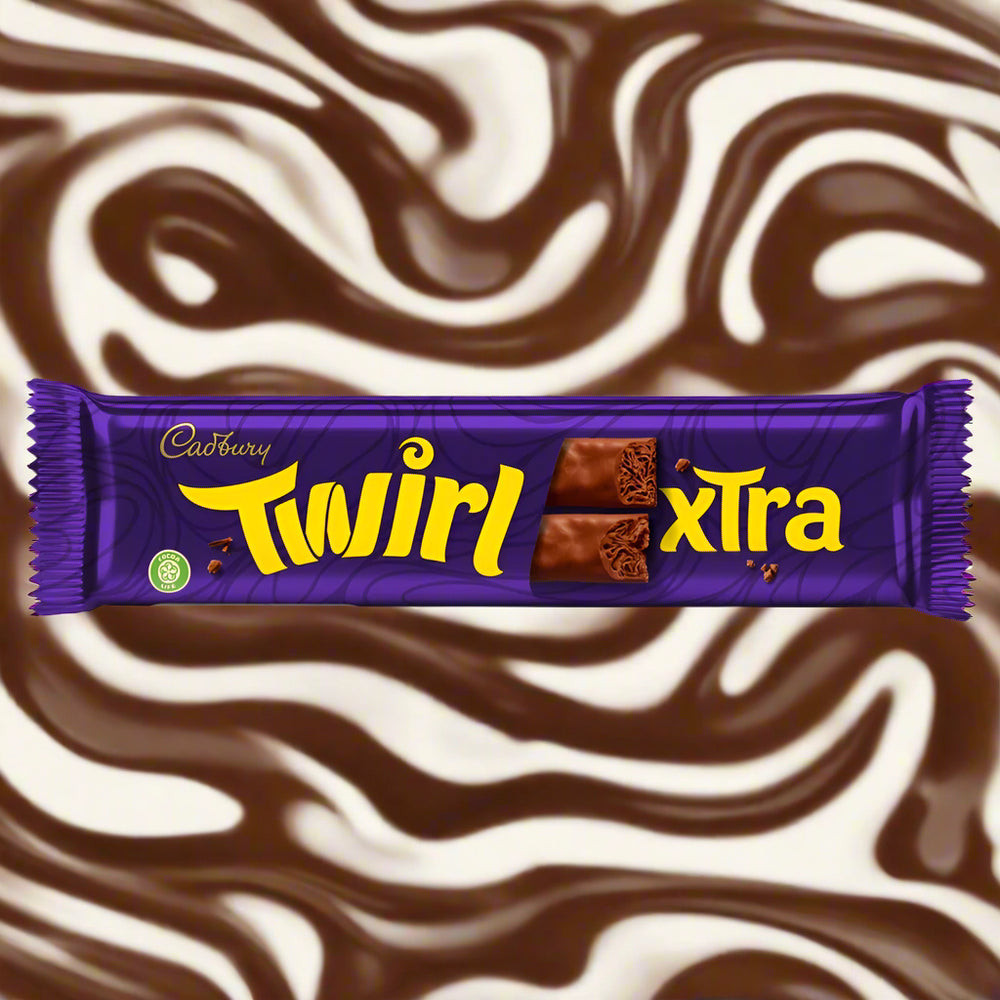 Cadbury Twirl Xtra Duo Chocolate Bar 54g
