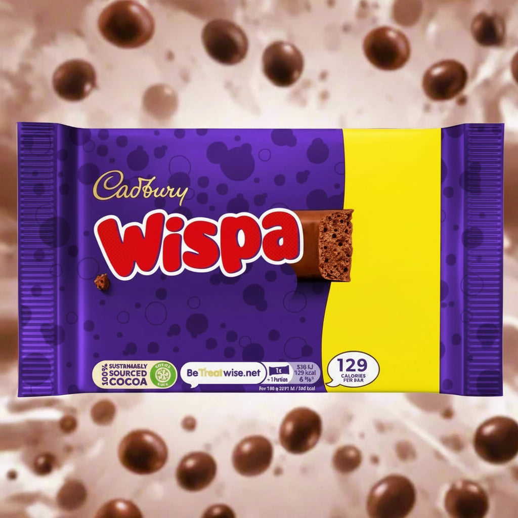 Cadbury Wispa Chocolate Bar 4 Pack 94.8g £1.65