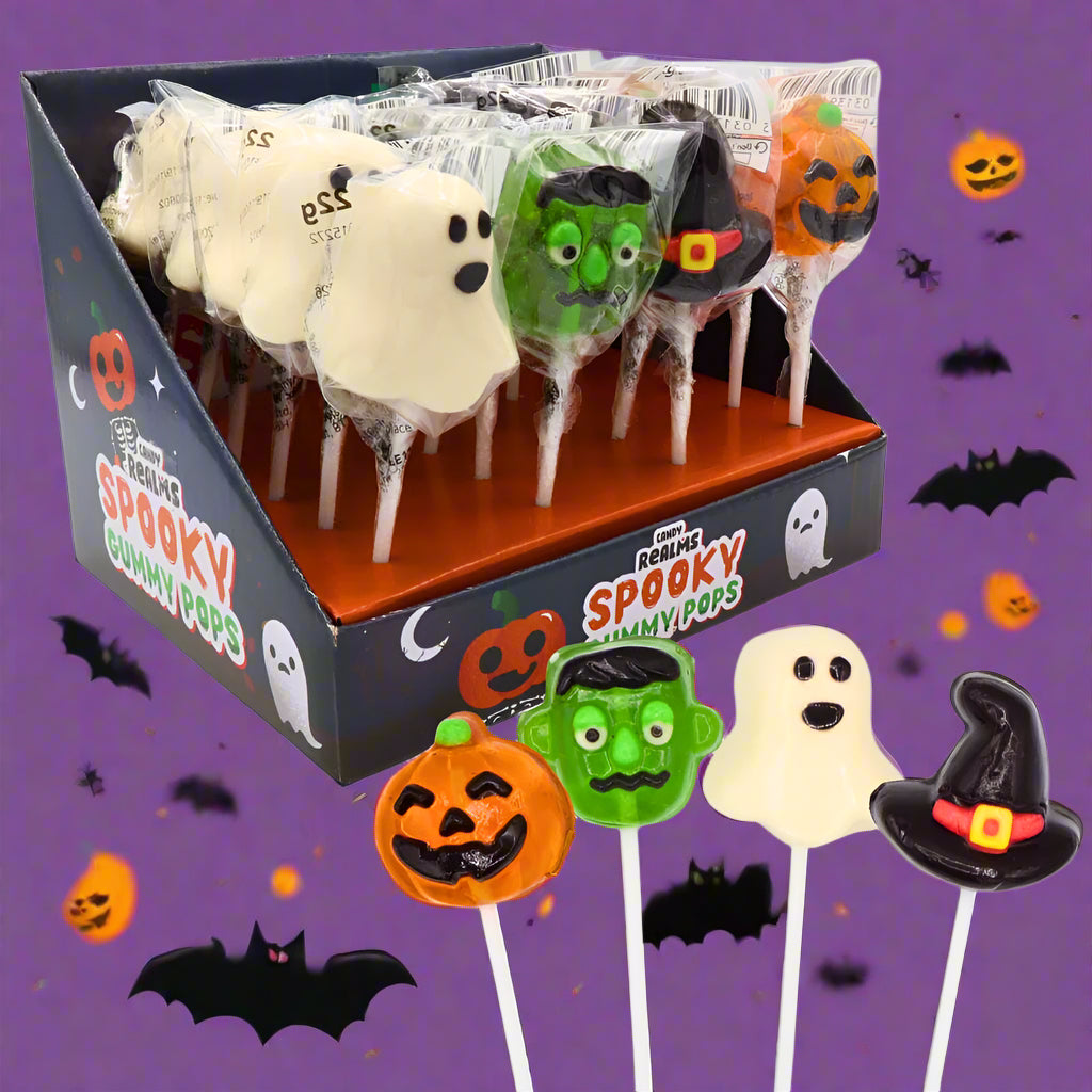 Candy Realms Spooky Gummy Pops 22g
