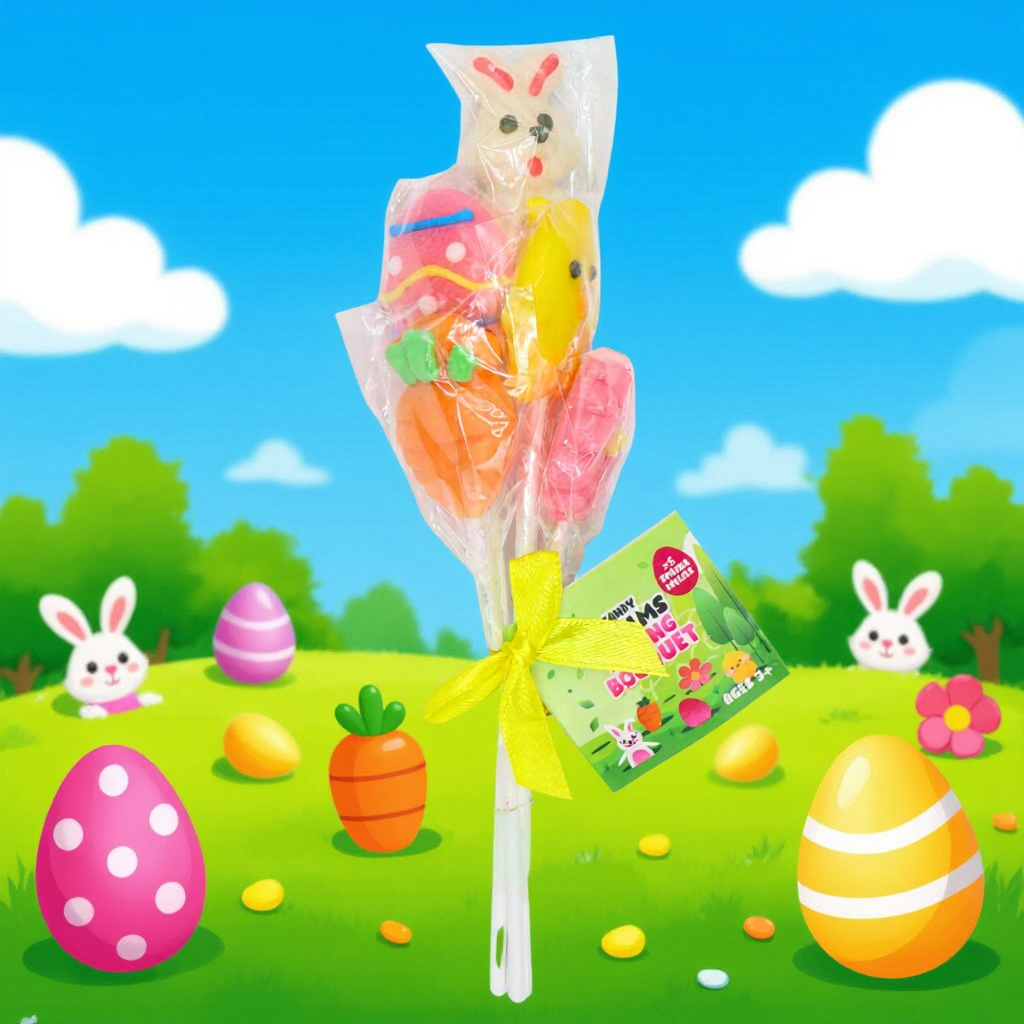 Candy Realms Spring Bouquet 50g (5 Lollies)