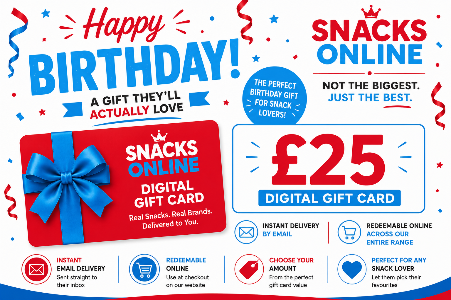 Snacks Online Birthday Digital Gift Card