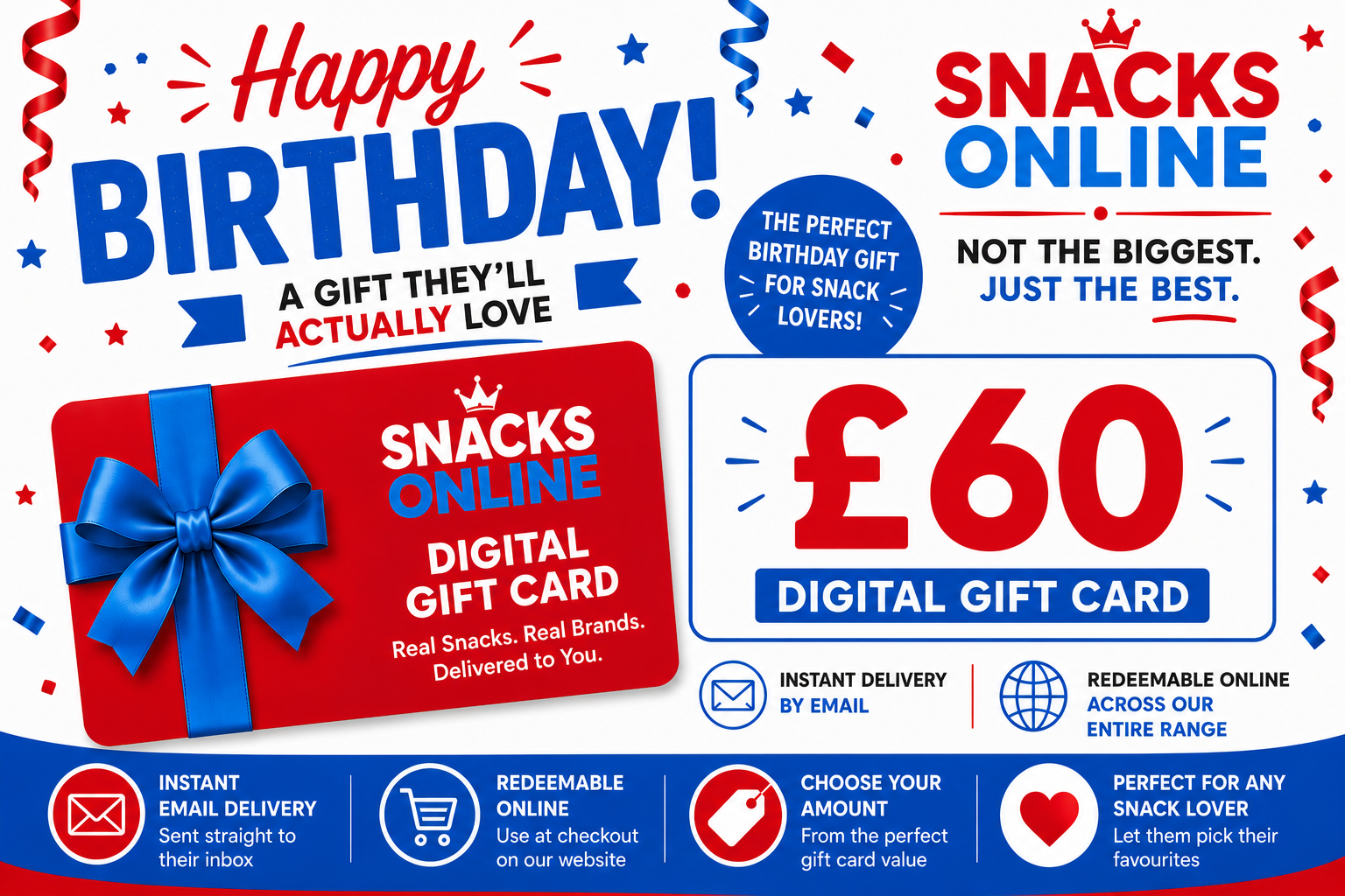Snacks Online Birthday Digital Gift Card