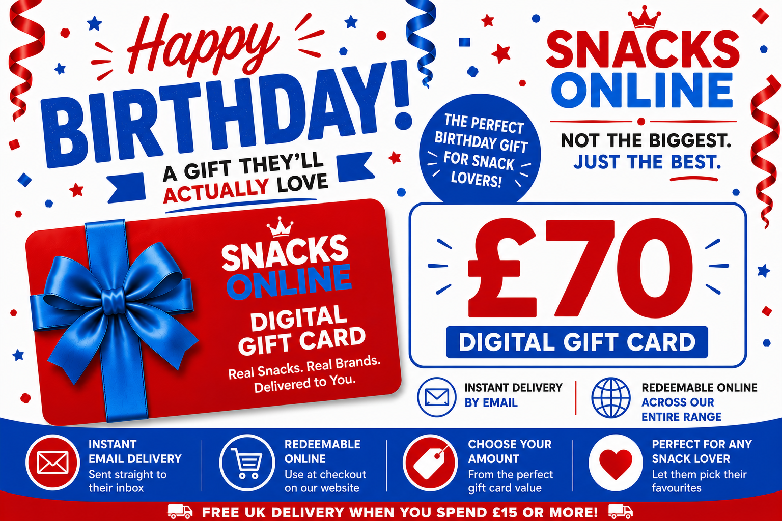Snacks Online Birthday Digital Gift Card