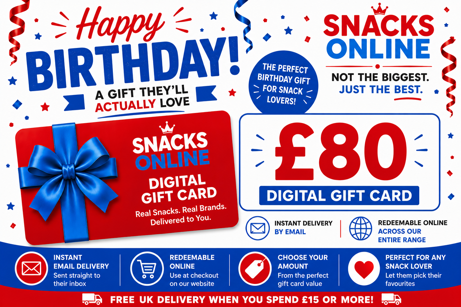 Snacks Online Birthday Digital Gift Card