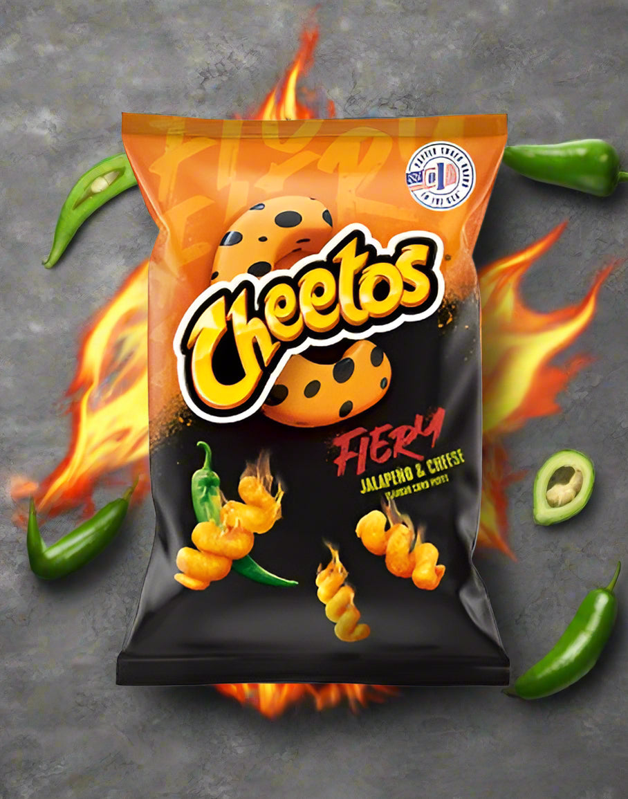 Cheetos Fiery Jalapeno & Cheese 70g
