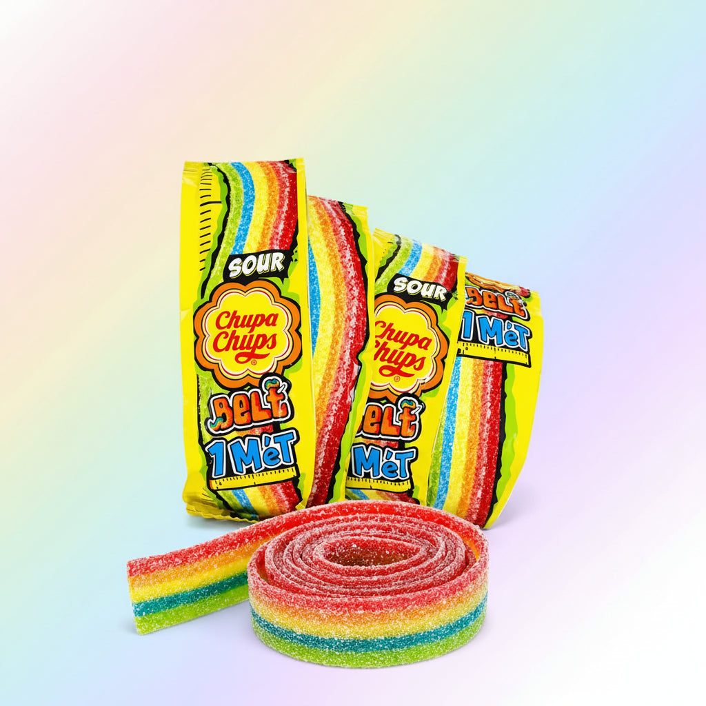 Chupa Chups Sour Belt 1 Metre 55g