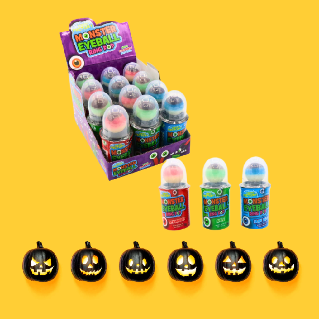 Crazy Candy Factory Monster Eyeball Ring Pop 25g