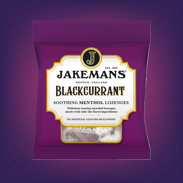 Jakemans Blackcurrant Soothing Menthol Lozenges 73g