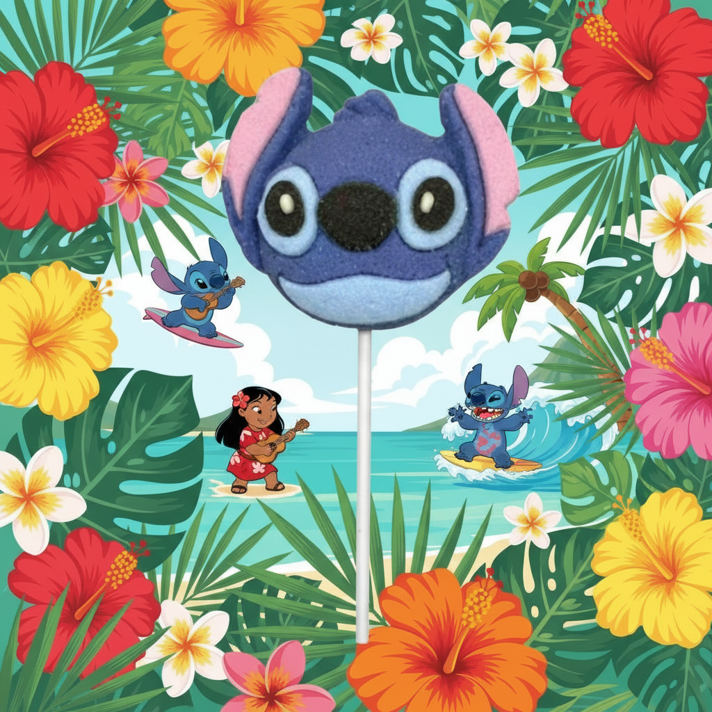 Disney's Stitch Marshmallow Lollipop 30g
