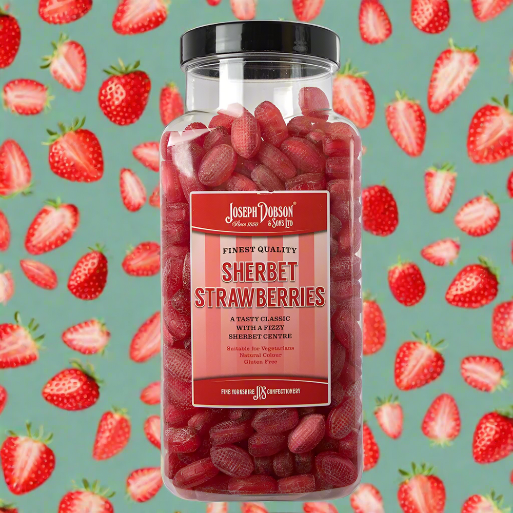 Dobsons Sherbet Strawberries 100g
