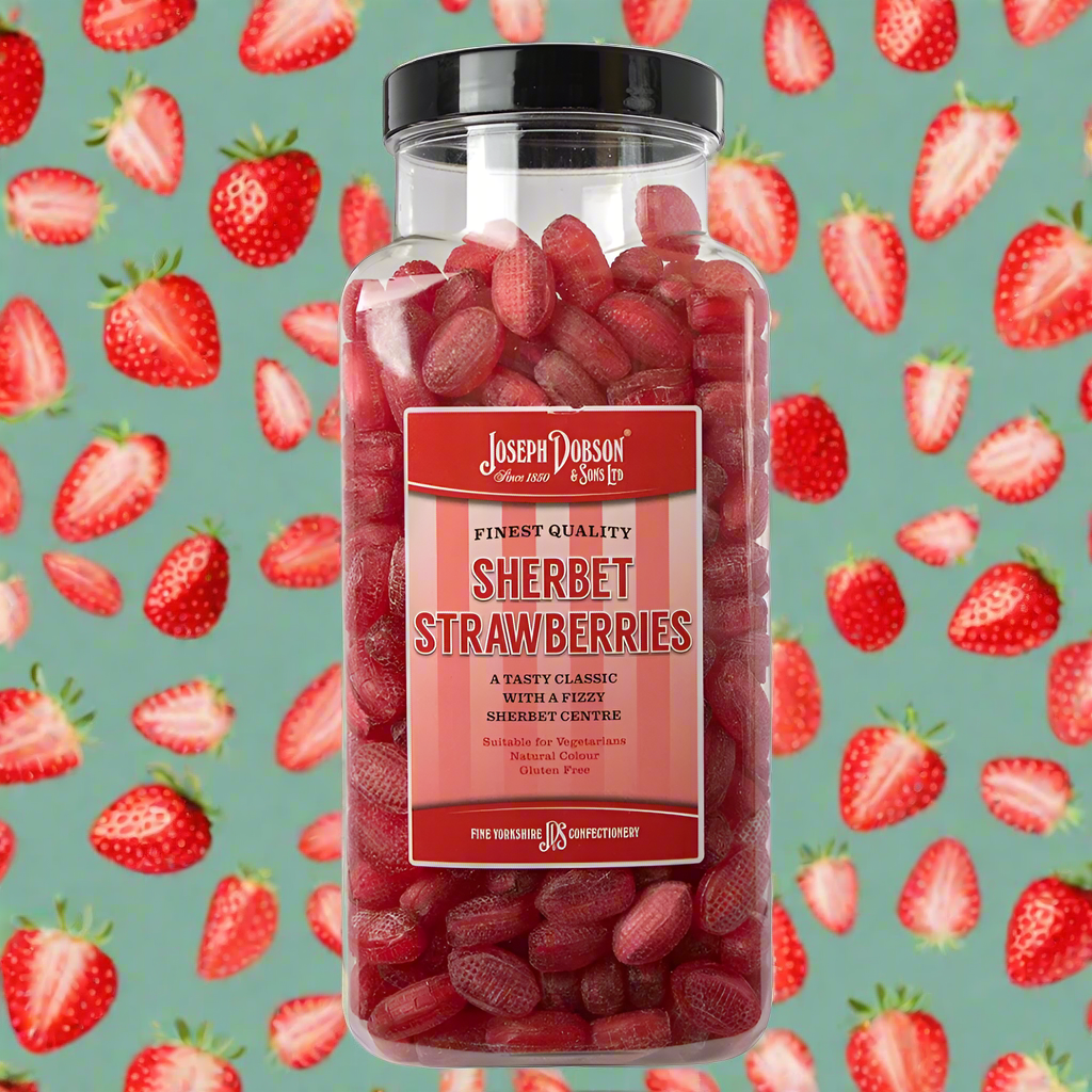 Dobsons Sherbet Strawberries 100g