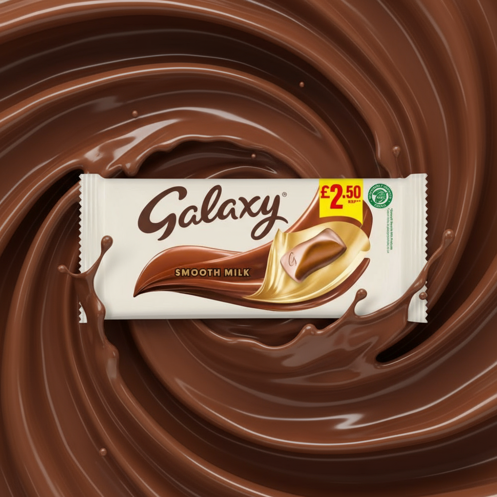 Galaxy Smooth Milk Chocolate Block Sharing Bar 180g £2.50 PMP
