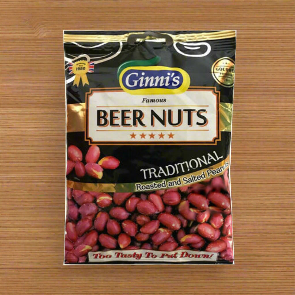 Ginni's Traditional Beer Nuts 90g - Roasted & Salted Peanuts