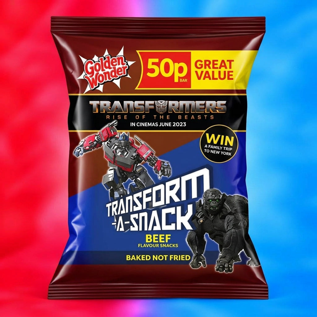 Golden Wonder Transform A Snack Beef 27g Single Packet