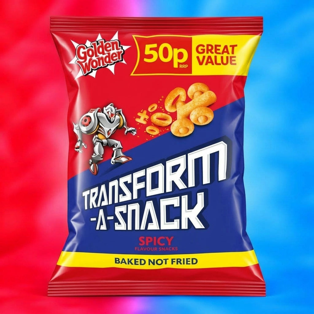 Golden Wonder Transform A Snack Spicy 27g Single Packet