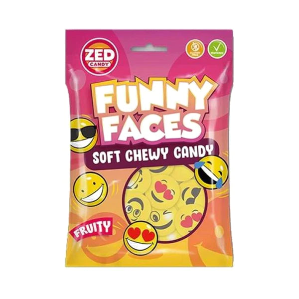 SPECIAL Zed Funny Faces Chewy Candy Fruity 39g