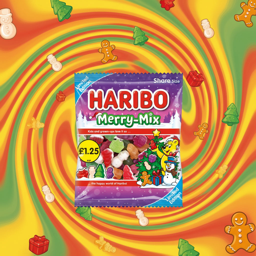 Haribo Limited Edition Merry Mix Bag 140g £1.25 PMP