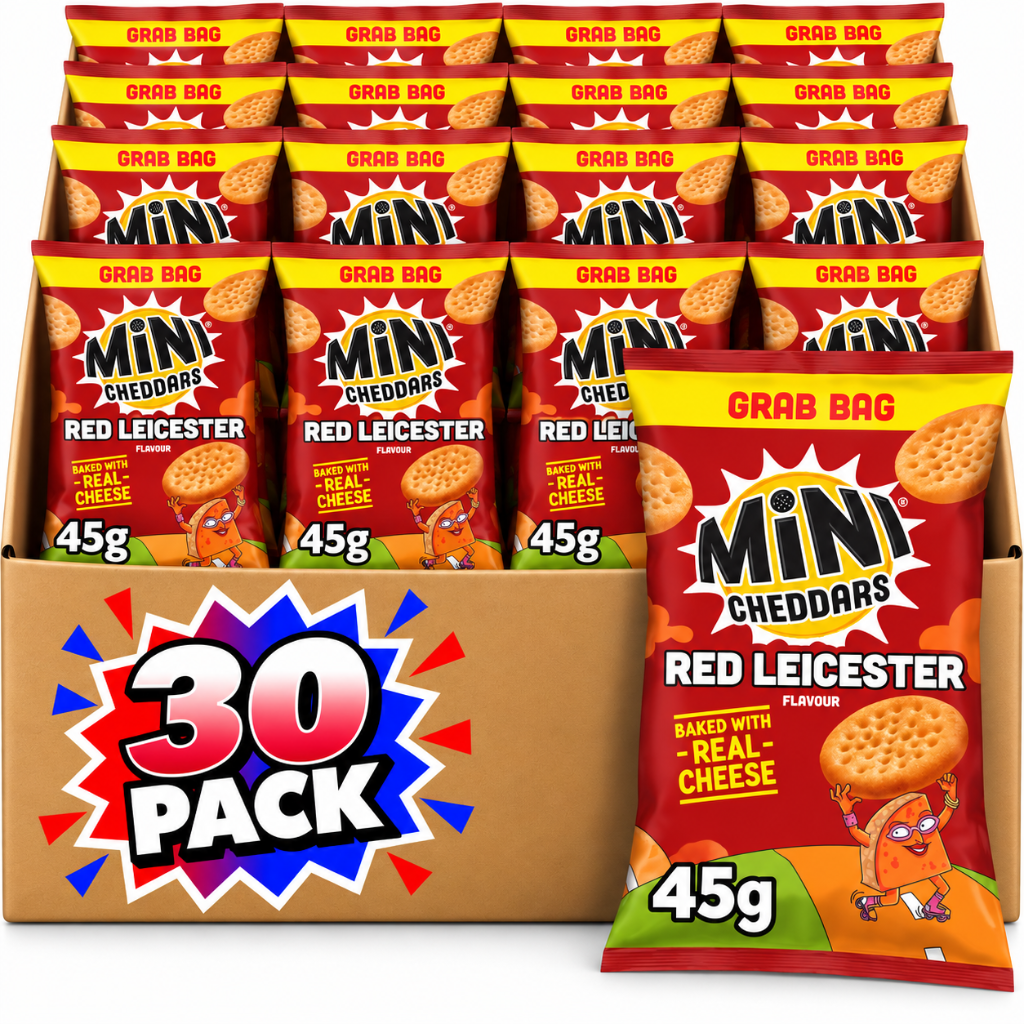 Jacob's Mini Cheddars Red Leicester Flavour 45g 30 Pack