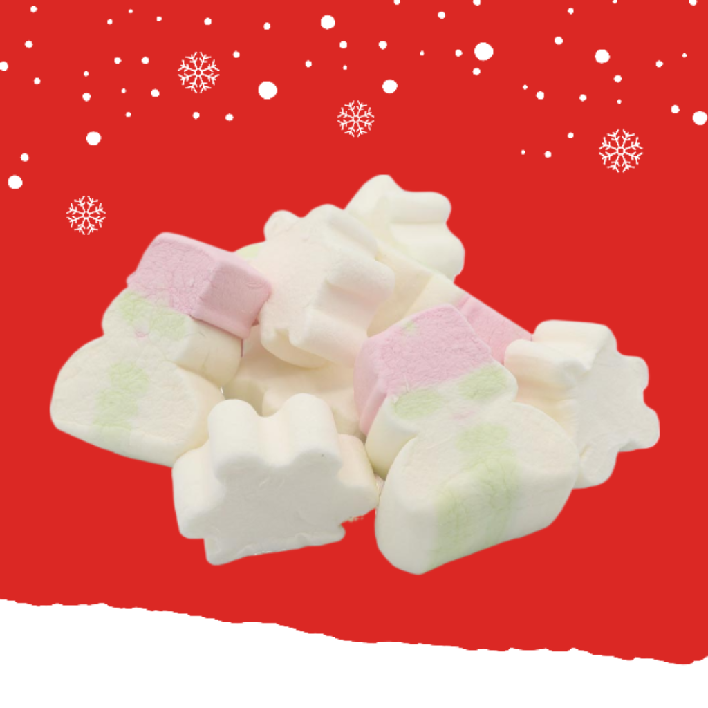 Kingsway Snowman & Snowflakes Christmas Mallows 50g