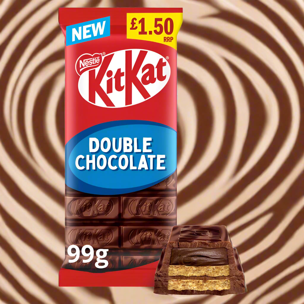 
Kit Kat Double Chocolate Sharing Bar 99g PMP £1.50
