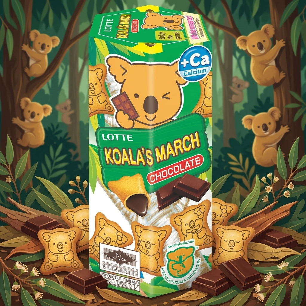 Lotte Koala's March Chocolate Biscuits 37g
