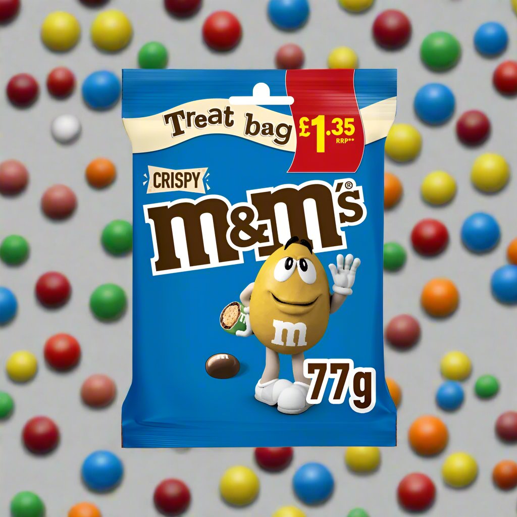 M&M's Crispy Milk Chocolate Bites Treat Bag £1.35 PMP 77g
