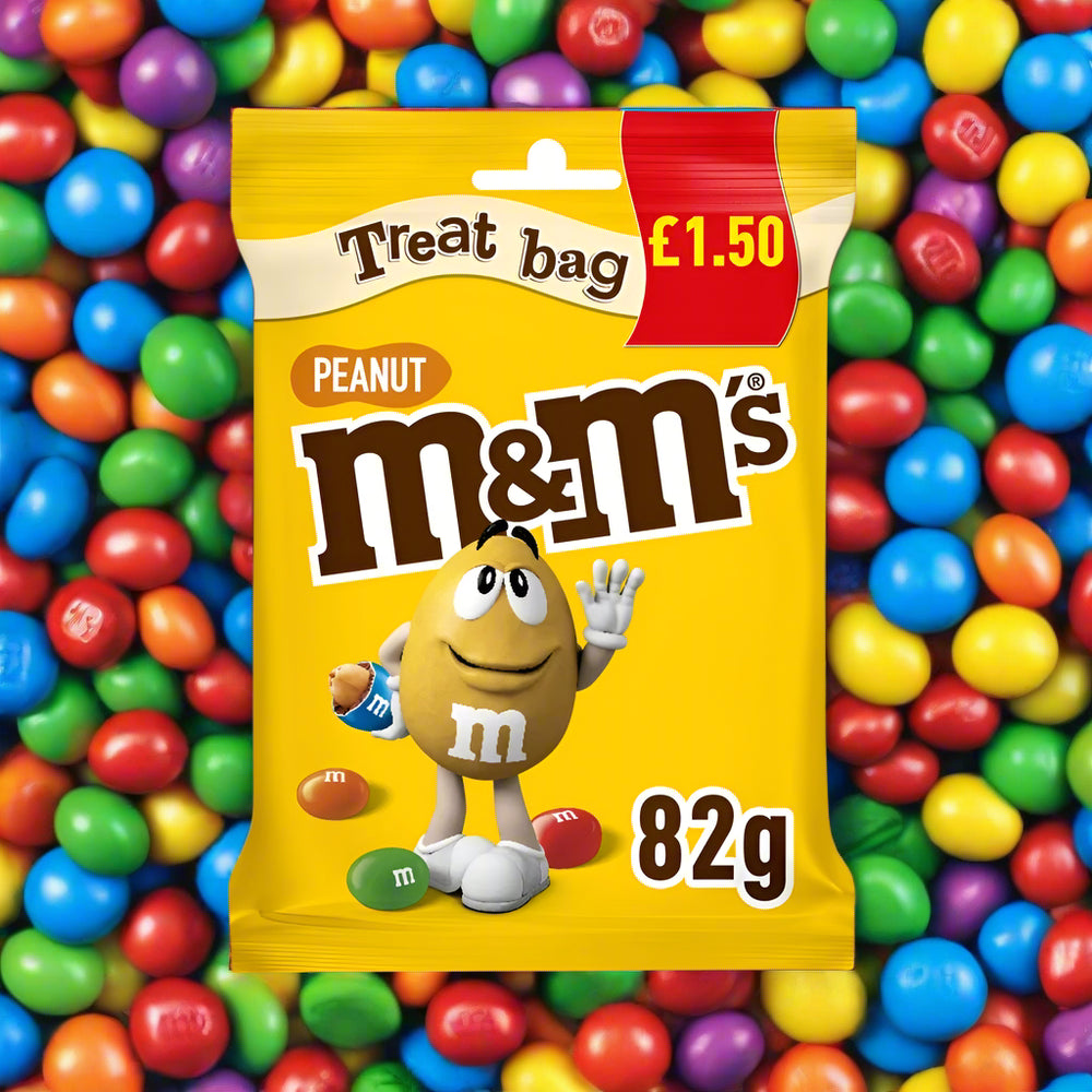 M&M's Peanut Chocolate Treat Bag 82g