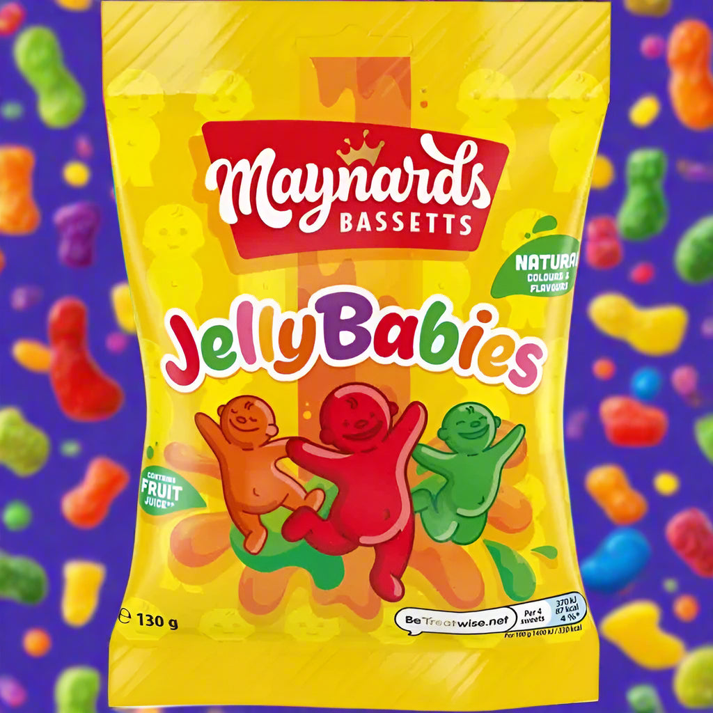 Maynards Bassetts Jelly Babies Bag 130g