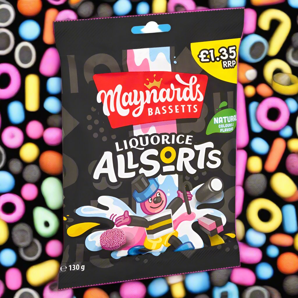 Maynards Bassetts Liquorice Allsorts Sweets Bag 130g £1.35