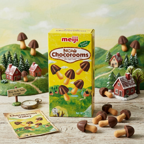 Buy Meiji Chocorooms Chocolate Biscuits Box 40g at ...