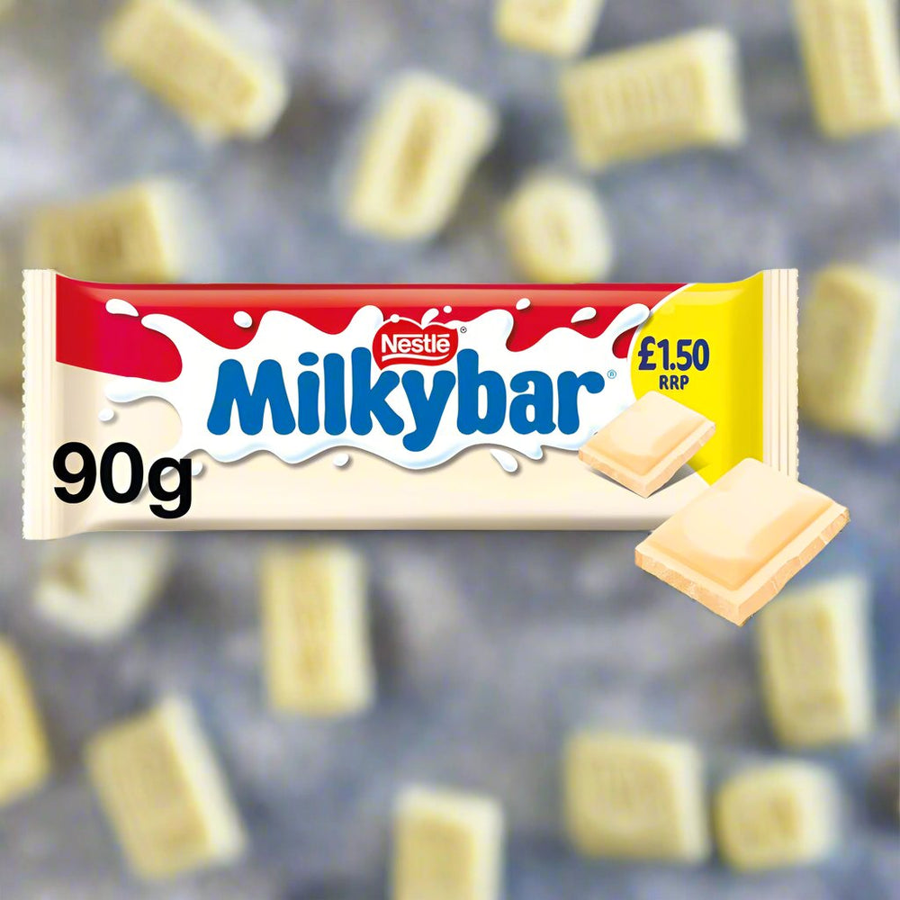 Milkybar White Chocolate Sharing Bar 90g PMP £1.50
