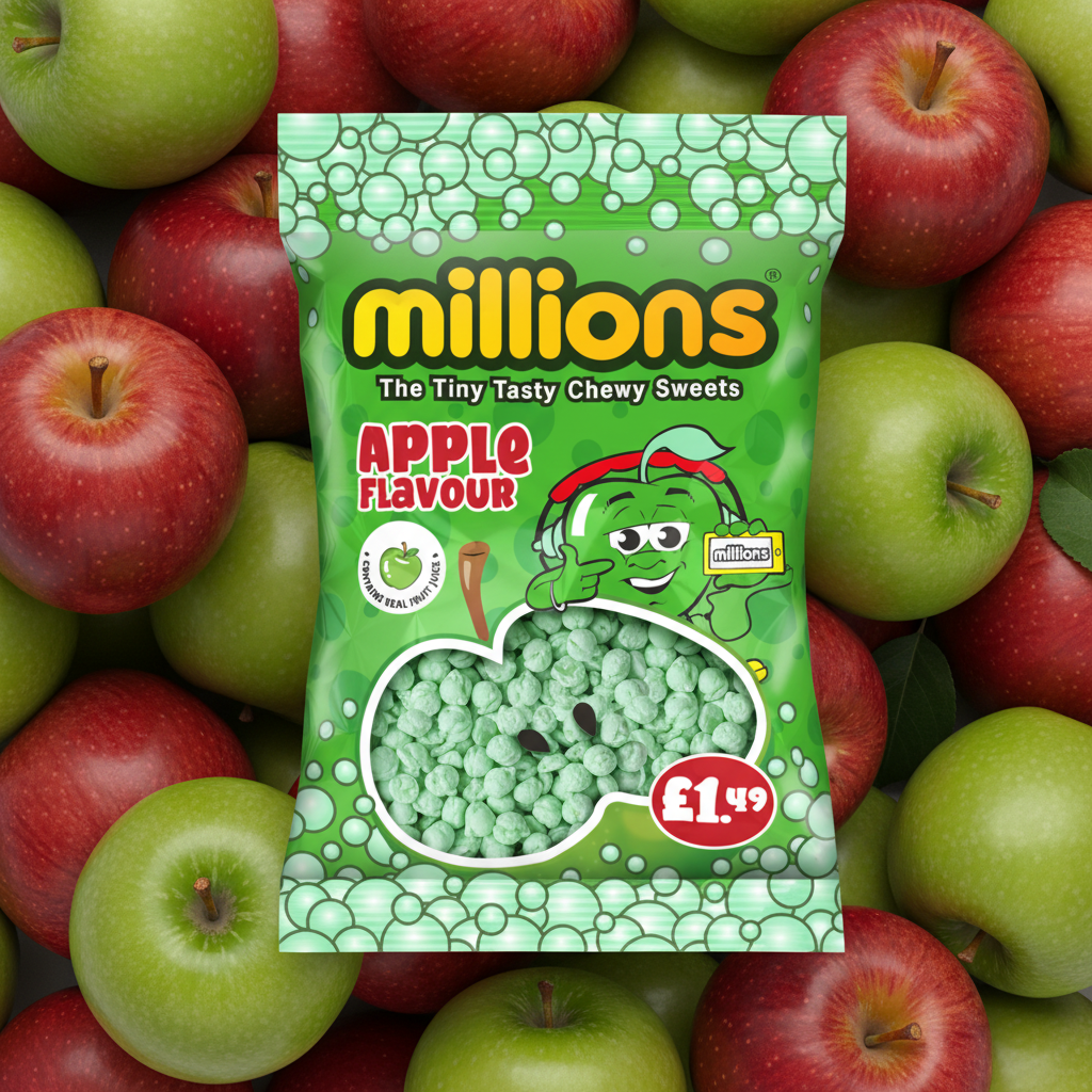 Millions Apple Bag 110g £1.49 PMP
