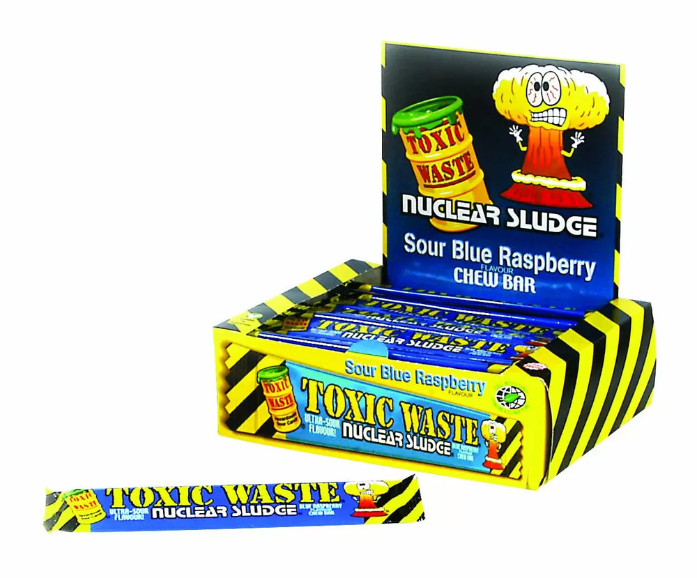 Toxic Waste Blue Raspberry Chew Bars 20g