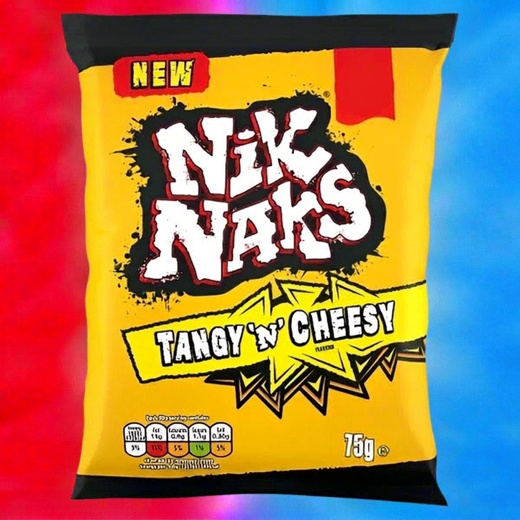Nik Naks Tangy 'N' Cheesy Crisps 75g