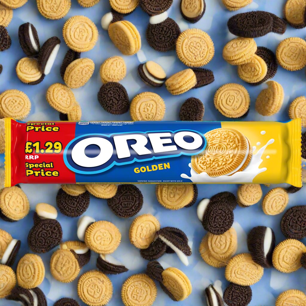 Oreo Golden Sandwich Biscuits £1.29 PMP 154g
