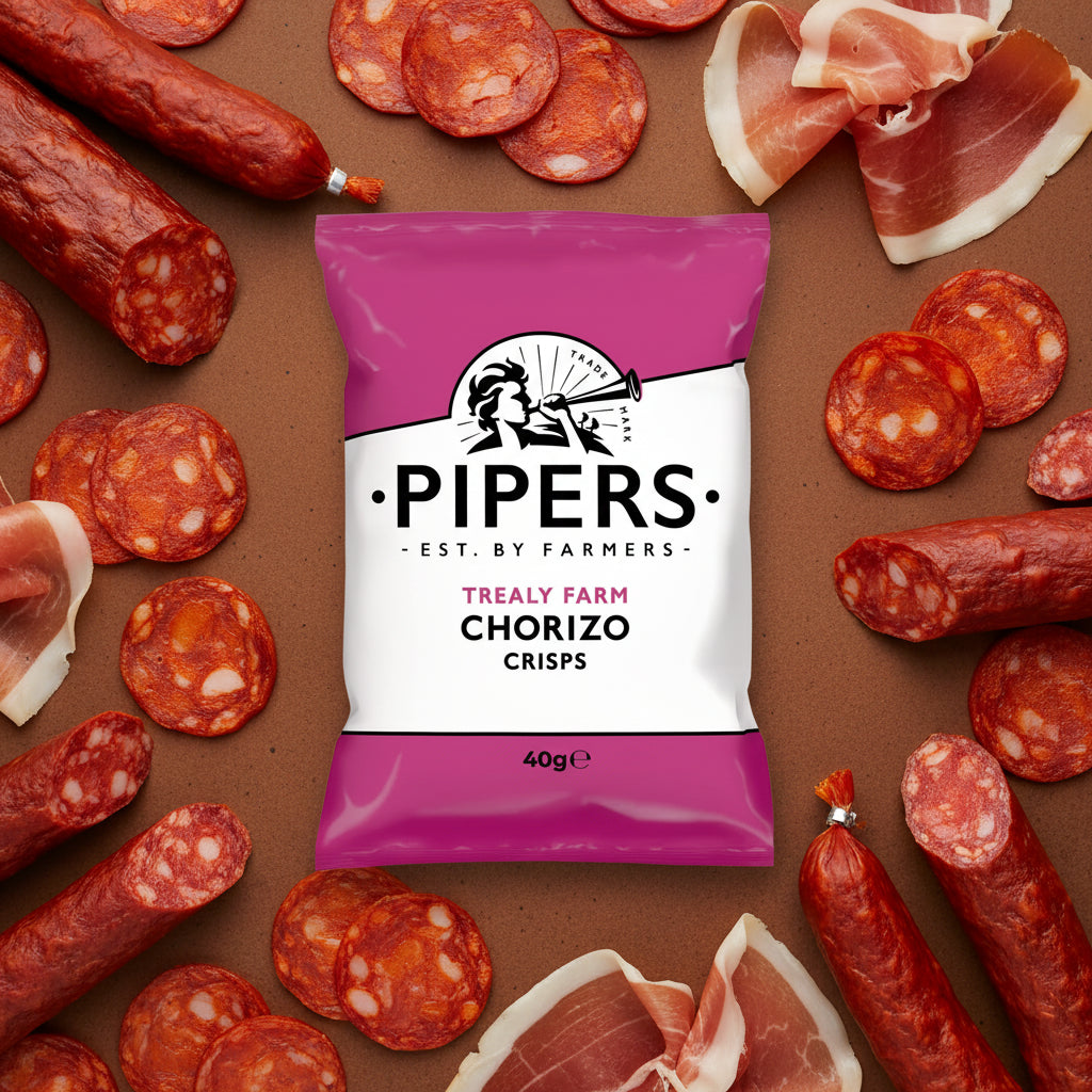 Pipers Trealy Farm Chorizo Crisps 40g