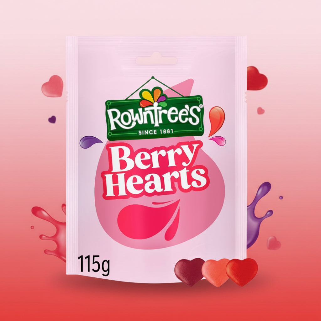 Rowntree's Berry Hearts Bag 115g