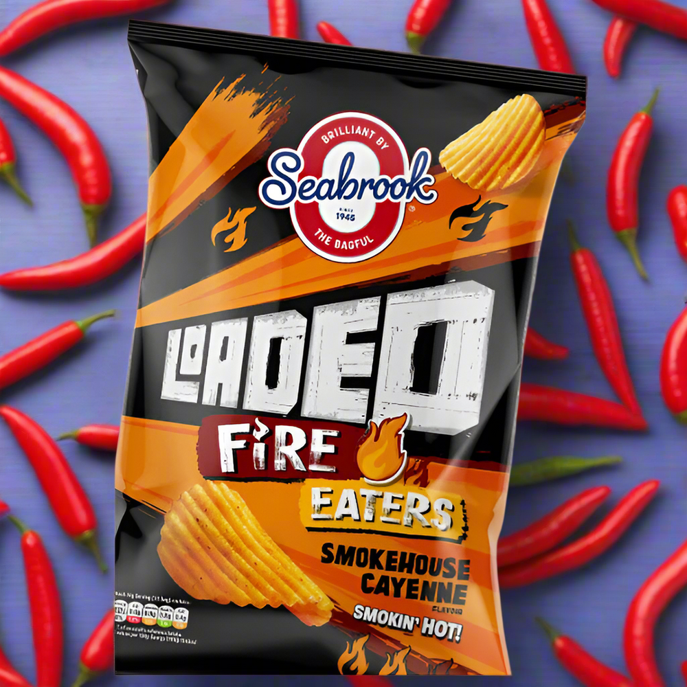 Seabrook Loaded Fire Eaters Smokehouse Cayenne 65g £1.25 PMP