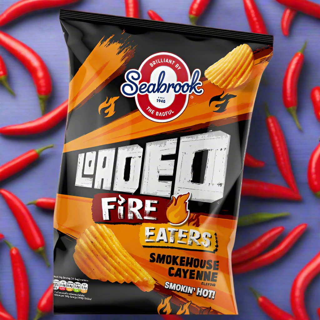 Seabrook Loaded Fire Eaters Smokehouse Cayenne 65g £1.25 PMP