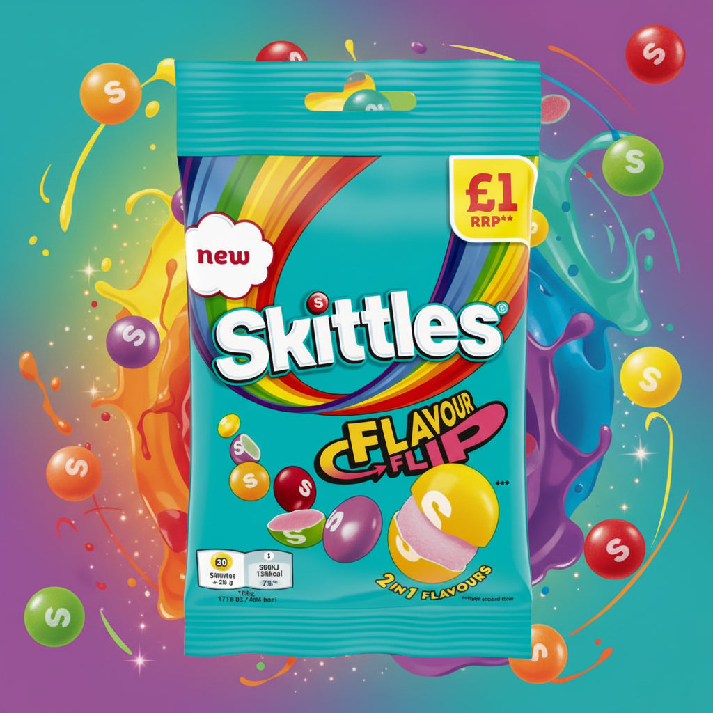 Skittles Fruit Flavour Flip Sweets 109g PMP £1