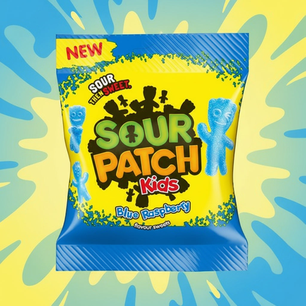 Sour Patch Kids Blue Raspberry Sweets Bag £1.25 PMP 105g
