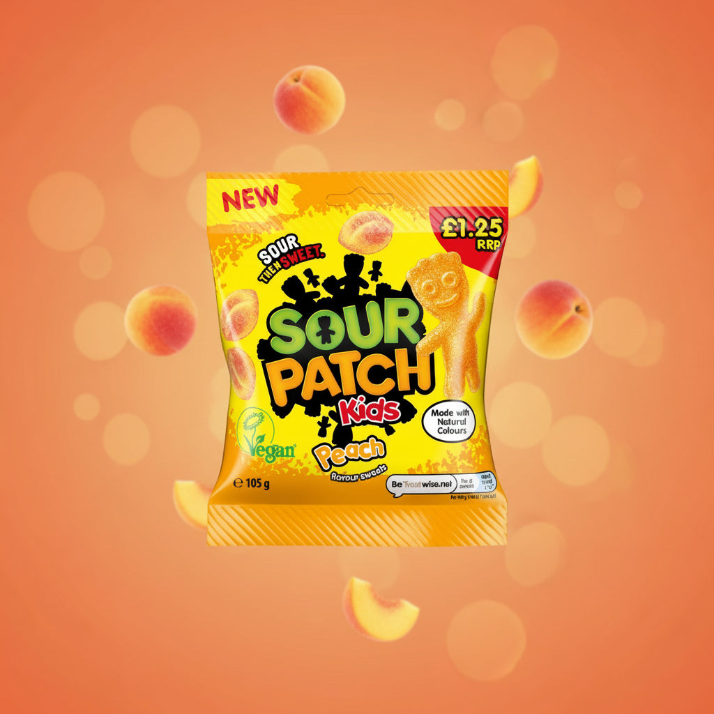 Sour Patch Kids Peach Candy Bag 105g £1.25 PMP