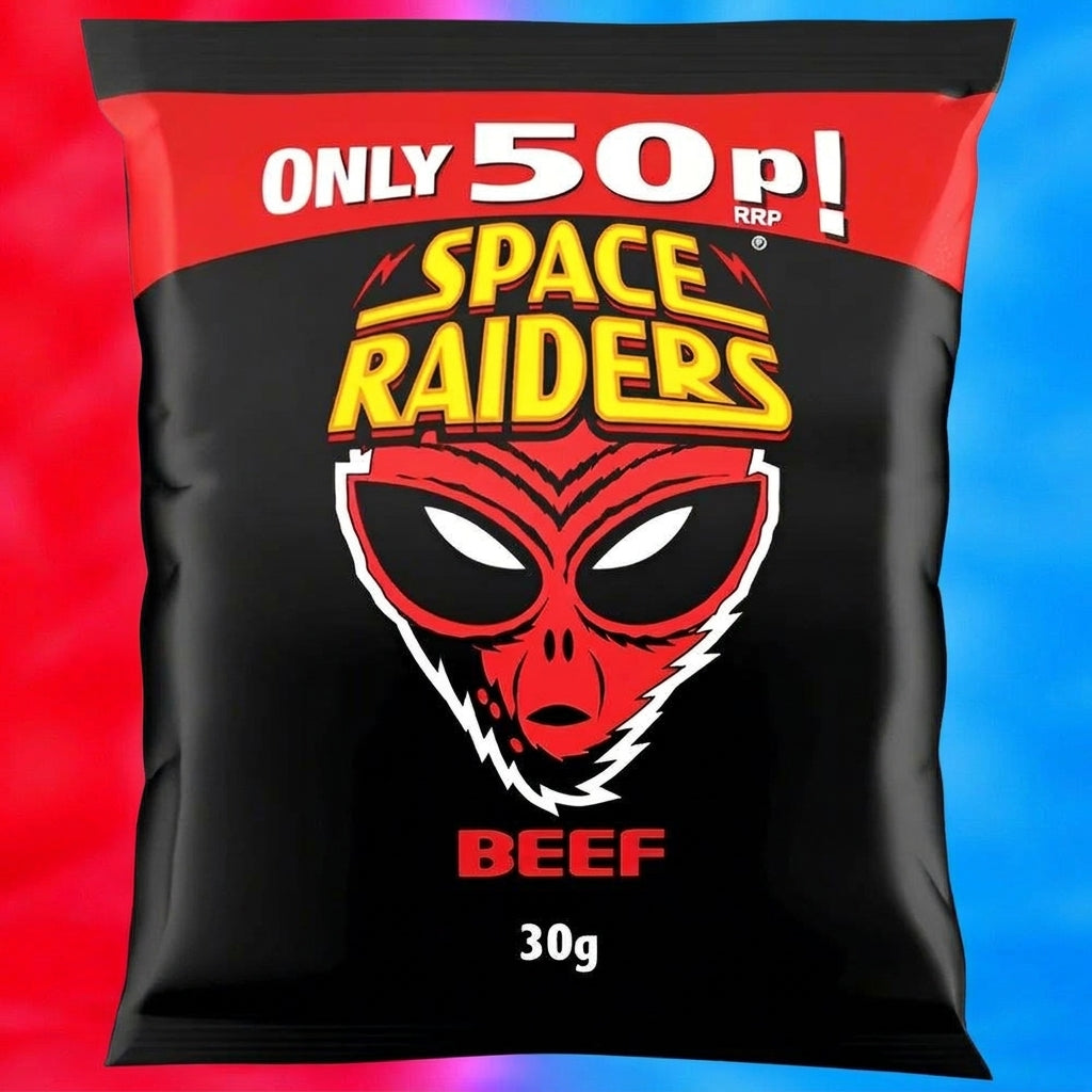 Space Raiders Beef Snacks 30g Single Packet