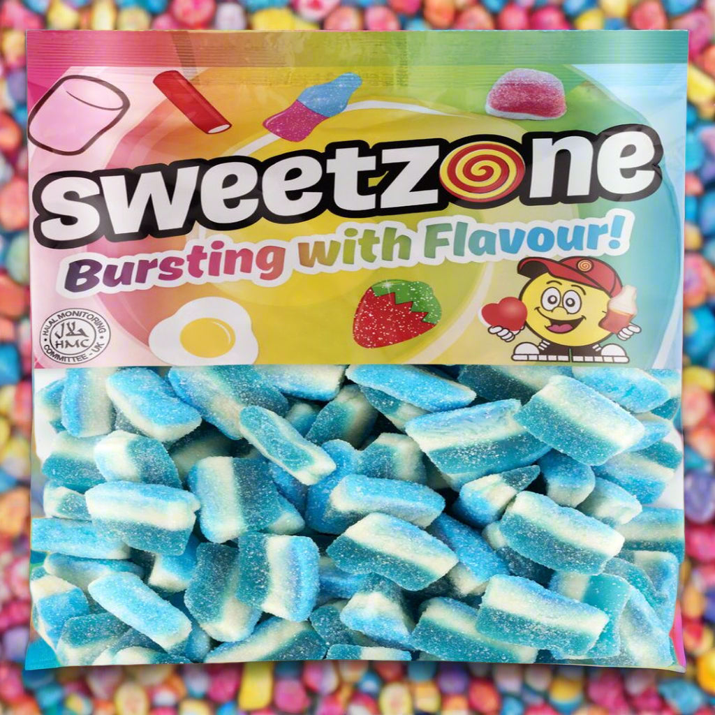 Sweetzone Blue Raspberry Slices 1kg Bag