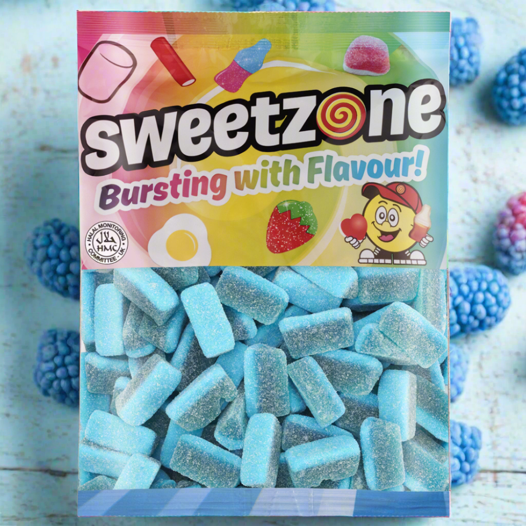 Sweetzone Blue Raspberry Slices 1kg Bag