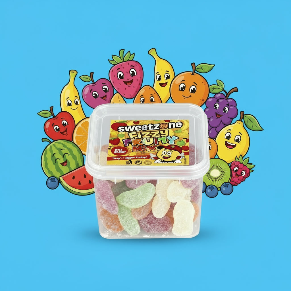 Buy Sweetzone Fizzy Fruity Mix 170g Tub – Pick n Mix Sweets | Snacks Online