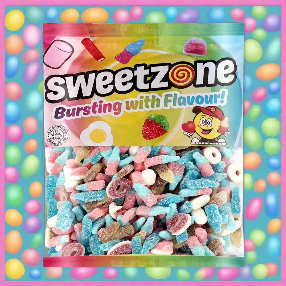 Buy Sweetzone Fizzy Mix 1kg Bag at SnacksOnline.co.uk