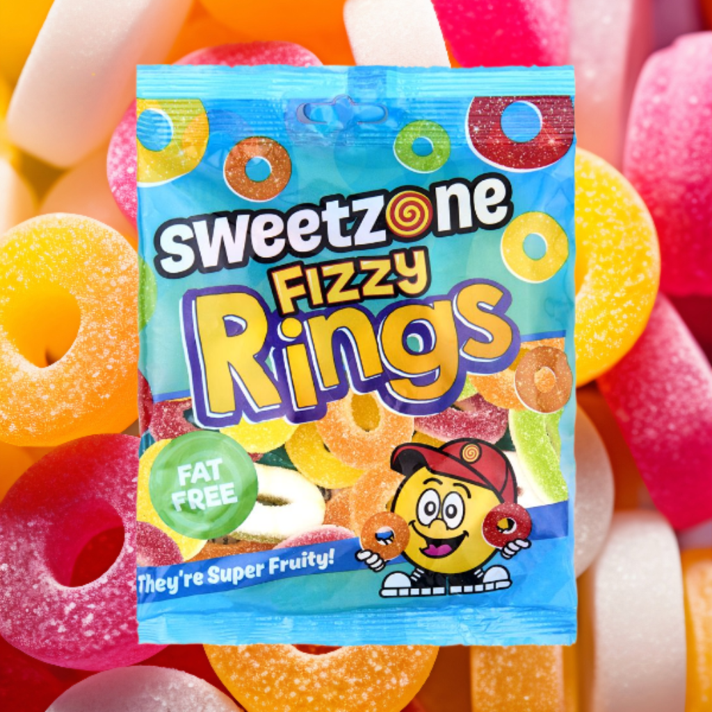 Sweetzone Fizzy Rings 170g