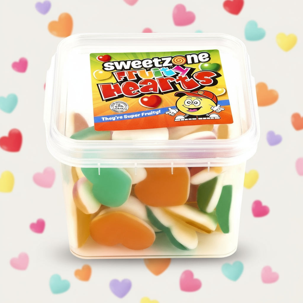 Sweetzone Fruity Hearts 170g Tub